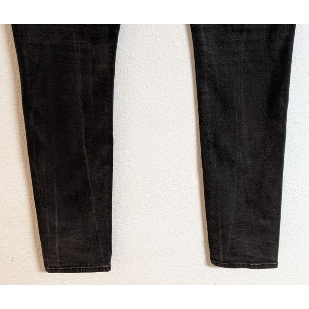 Women's Frame Denim Le Skinny de Jeanne in Film Noir (Black) Size 30 X 29 - Picture 12 of 16